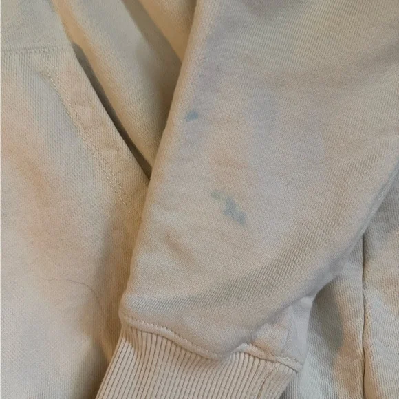 LONELY GHOST “Connect” Butterfly Heavyweight Hoodie (Cream) - Size Small - Picture 5 of 5